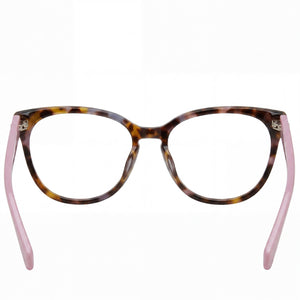 Polaroid PLD D371 Oval Eyeglasses for Women — interior view, Polycarbonate demo lenses