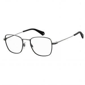 Polaroid Pld D377/G Silver Square Eyeglasses Unisex, Stainless Steel frame
