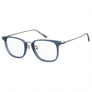 Polaroid PLD D384G Blue Square Eyeglasses for Men, Plastic frame