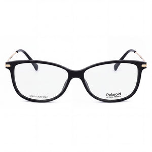 Polaroid PLD D416 Rectangle Eyeglasses for Women — front view, Polyamide Inj