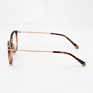 Polaroid PLD D416 Rectangle Eyeglasses for Women — front view, PROPIONISED