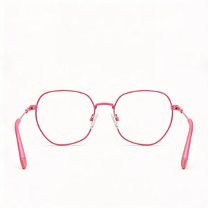 Polaroid Pld D450 Square Eyeglasses for Women — front view, Metal