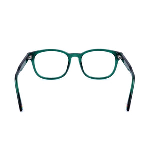 Polaroid PLD D453 Square Eyeglasses Men — side view, Green Acetate temples