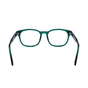 Polaroid PLD D453 Square Eyeglasses Men — side view, Green Acetate temples