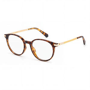 Polaroid PLD D461/G Havana Round Eyeglasses for Men, Injected frame