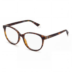Polaroid Pld D467 Blue Beige Square Eyeglasses for Women, INJECTED frame