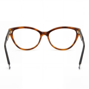 Polaroid PLD D493 Cat Eye Eyeglasses Men — side view, Multicolored Resin temples