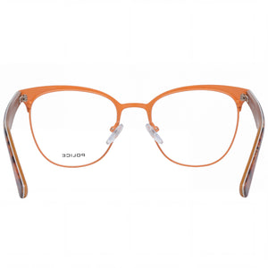 Police Classic Cat Eye Eyeglasses for Women — front view, Metal