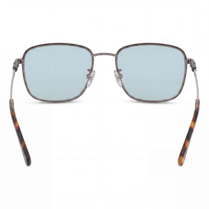 Police Rectangle Eyeglasses for Men — interior view, Polycarbonate demo lenses