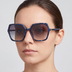 Police Splf36 Blue Sunglasses Women — lifestyle wear, garden parties and weekend brunches