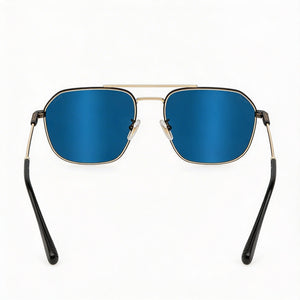 Police Splf64-57300b Aviator Sunglasses for Men — front view, Metal frame