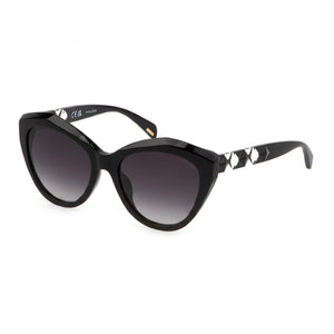 Police SPLL35 Black Cat Eye Sunglasses for Women
