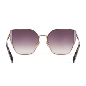 Police SPLL38 Cat Eye Sunglasses for Men — interior view, Non-Polarized lens detail