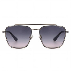 Police Spln38 Aviator Sunglasses for Men — front view, Metal frame
