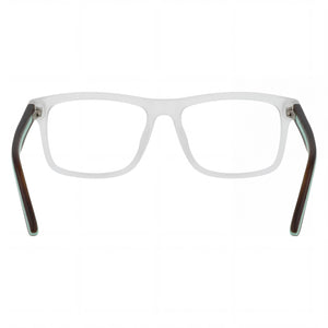 Police VK049 Rectangle Eyeglasses Unisex — side view, 130mm Black temples