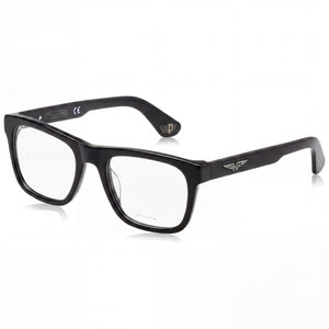 Police VPLE37N Black Rectangle Eyeglasses Unisex, Plastic frame