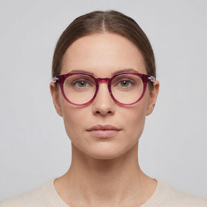 Police VPLF30 Violet Eyeglasses Women — lifestyle wear, everyday errands and city walking