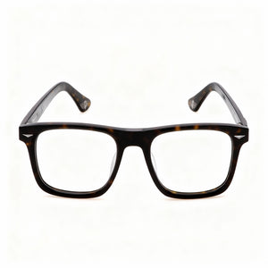 Police VPLL72E Square Eyeglasses for Men — front view, Acetate