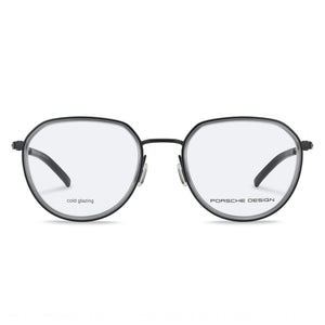 Porsche Round Eyeglasses Unisex — front view, RXP Polyamide