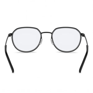 Porsche Round Eyeglasses Unisex — interior view, Polycarbonate demo lenses