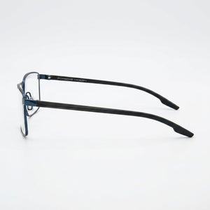 Porsche Design Modern Rectangle Eyeglasses for Men — front view, Acetate