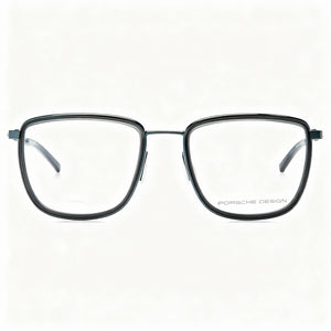 Porsche P8365 Square Eyeglasses for Men — front view, Acetate