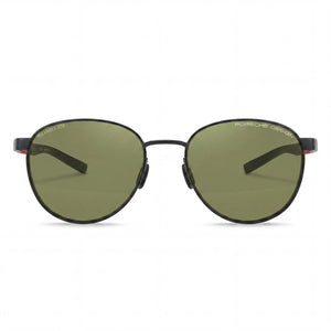 Porsche P8945 Round Sunglasses Unisex — front view, Stainless Steel frame