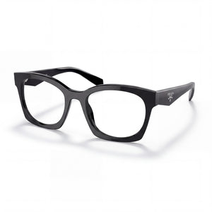 Prada 0PR A05V Multicoloured Square Eyeglasses for Unisex, Black frame