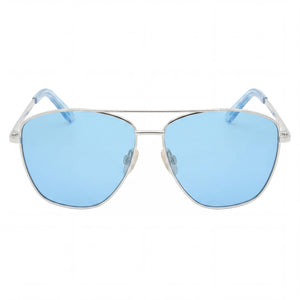 Privé Revaux Modern Aviator Sunglasses Unisex — front view, Stainless Steel frame