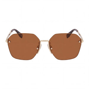 Privé Revaux The Chosen/S Rectangle Sunglasses Unisex — front view, Stainless Steel frame