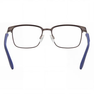 Puma PE0153OI Rectangle Eyeglasses for Men — interior view, Plastic demo lenses