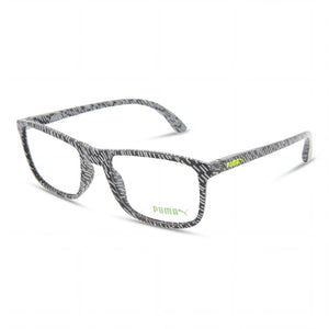 Puma PU0081O-30000615-001 Black Rectangle Eyeglasses for Men, Metal frame