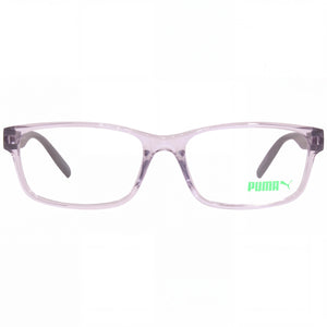 Puma Pu0278o Rectangle Eyeglasses Unisex — front view, Acetate