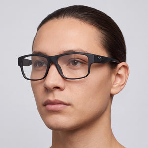 Puma Pu0408o Black Transparent Eyeglasses Unisex — lifestyle wear, long study sessions and exam periods