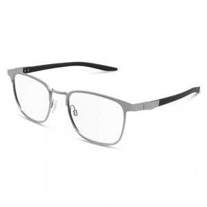 Puma Pu0420o-003 Silver Rectangle Eyeglasses Unisex, Acetate frame