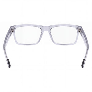 PUMA Pu0444o Rectangle Eyeglasses Unisex — side view, Transparent Injection temples