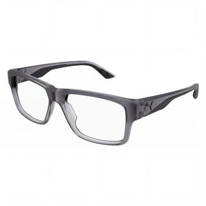 Puma Pu0446o-003 Grey Rectangle Eyeglasses for Men, Acetate frame