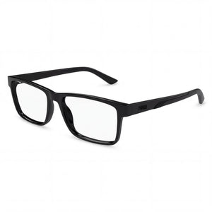Puma Pu0473o-001 Black Rectangle Eyeglasses Unisex, Acetate frame