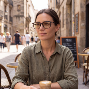 Puma Pu0492o-005 Havana Eyeglasses Unisex — lifestyle wear, everyday errands and city walking