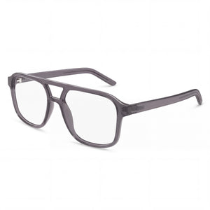 Puma Pu0495o-002 Gray Aviator Eyeglasses for Men, Acetate frame