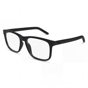 Puma Pu0517o-001 Black Rectangle Eyeglasses Unisex, Acetate frame