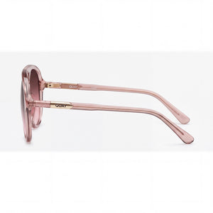 QUAY AUSTRALIA Aviator Sunglasses for Women — front view, Injection frame