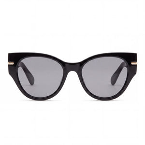 QUAY AUSTRALIA Chit Chat Cat Eye Sunglasses for Women — front view, Injection frame