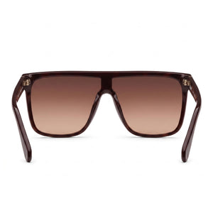 Quay Nightfall Square Sunglasses Unisex — interior view, Non-Polarized lens detail