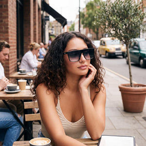 Quay Nightfall Medium Black Sunglasses Unisex — lifestyle wear, terrace lunches and slow afternoons
