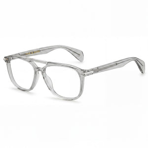 Rag & Bone RNB 7012 Transparent Oval Eyeglasses Unisex, Acetate frame
