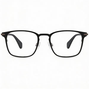 Rag & Bone RNB 7015 Square Eyeglasses for Men — front view, Titanium