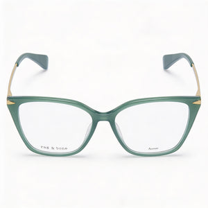 Rag & Bone RNB3005 Square Eyeglasses for Women — front view, Acetate