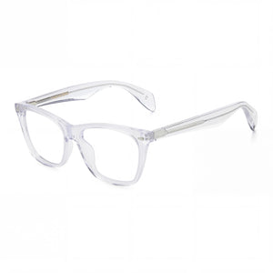 Rag & Bone RNB3013 Transparent Square Eyeglasses for Women, Plastic frame