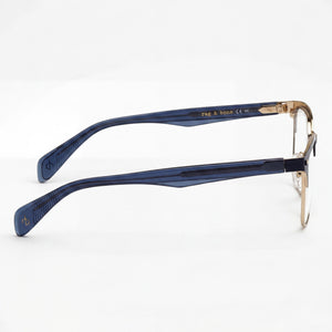 Rag & Bone RNB3022 Rectangle Eyeglasses for Women — front view, Stainless Steel
